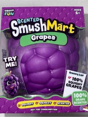 SmushMart Grape Scented Jumbo Squishy